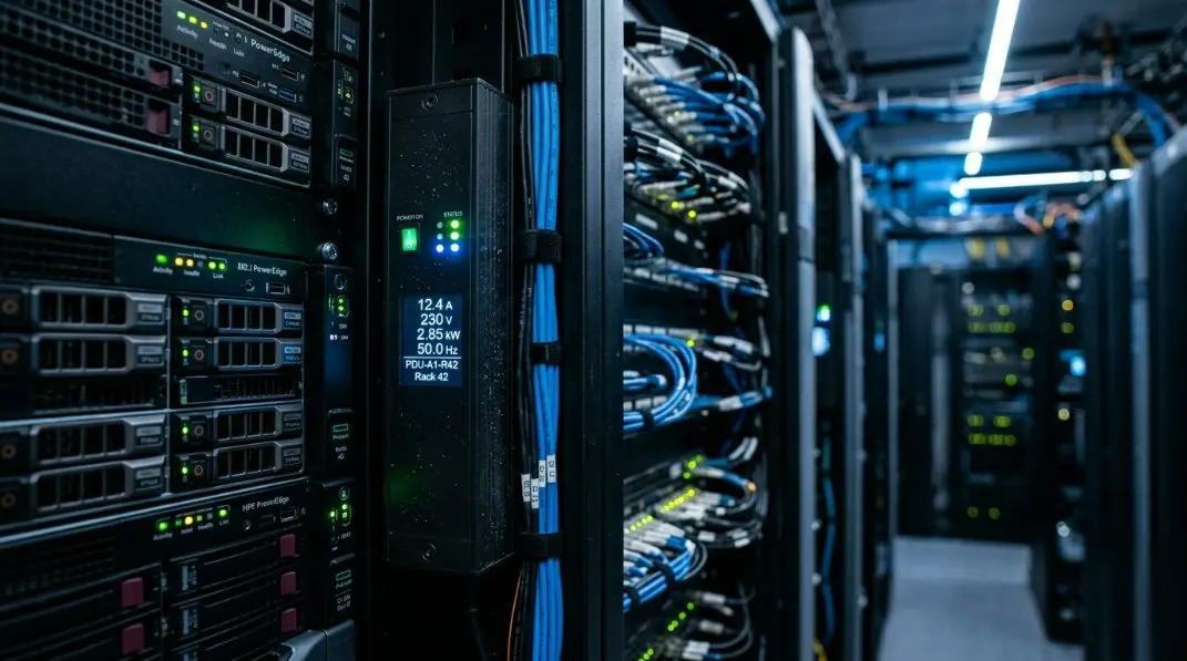 Az intelligens PDU-k végső útmutatója 2026-ban: AI szerver rack teljesítmény és automatizált ESG jelentés